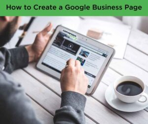 how to create a Google Business Page